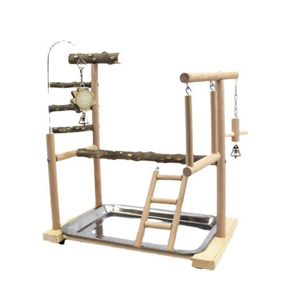 Wooden Bird Toy Stand